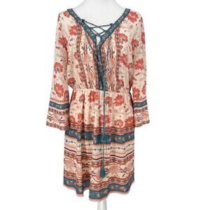 🌸 Flying Tomato Boho Floral Dress - Size L 🌸 Festival Summer Bohemian